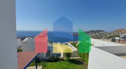 Вилла 3+1 с видом на море в Бодрум