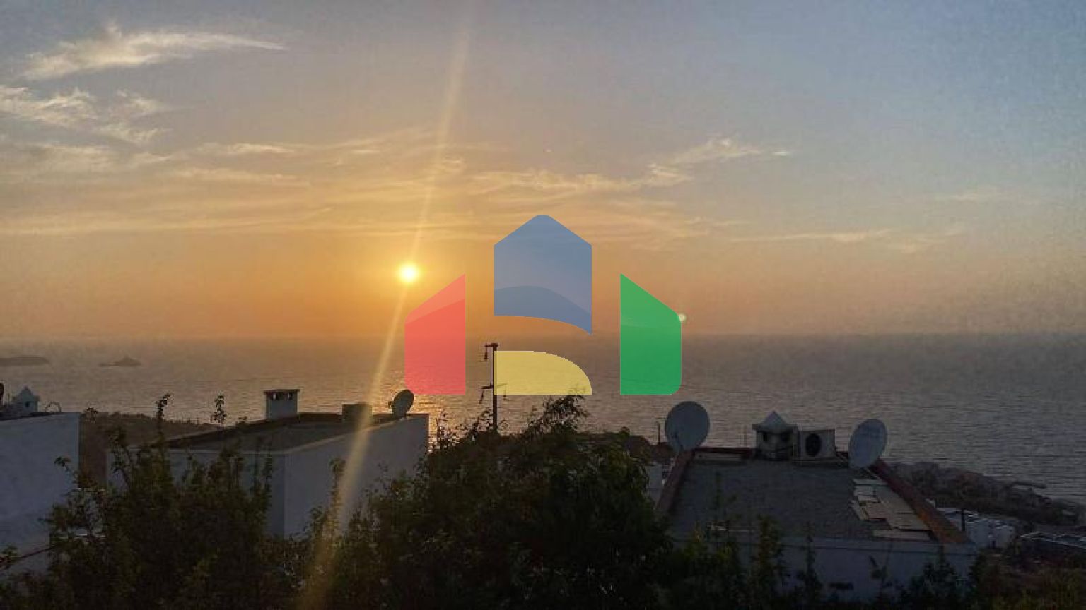 Вилла 3+1 с видом на море в Бодрум