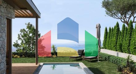 Вилла 4+1 с видом на море в Бодрум