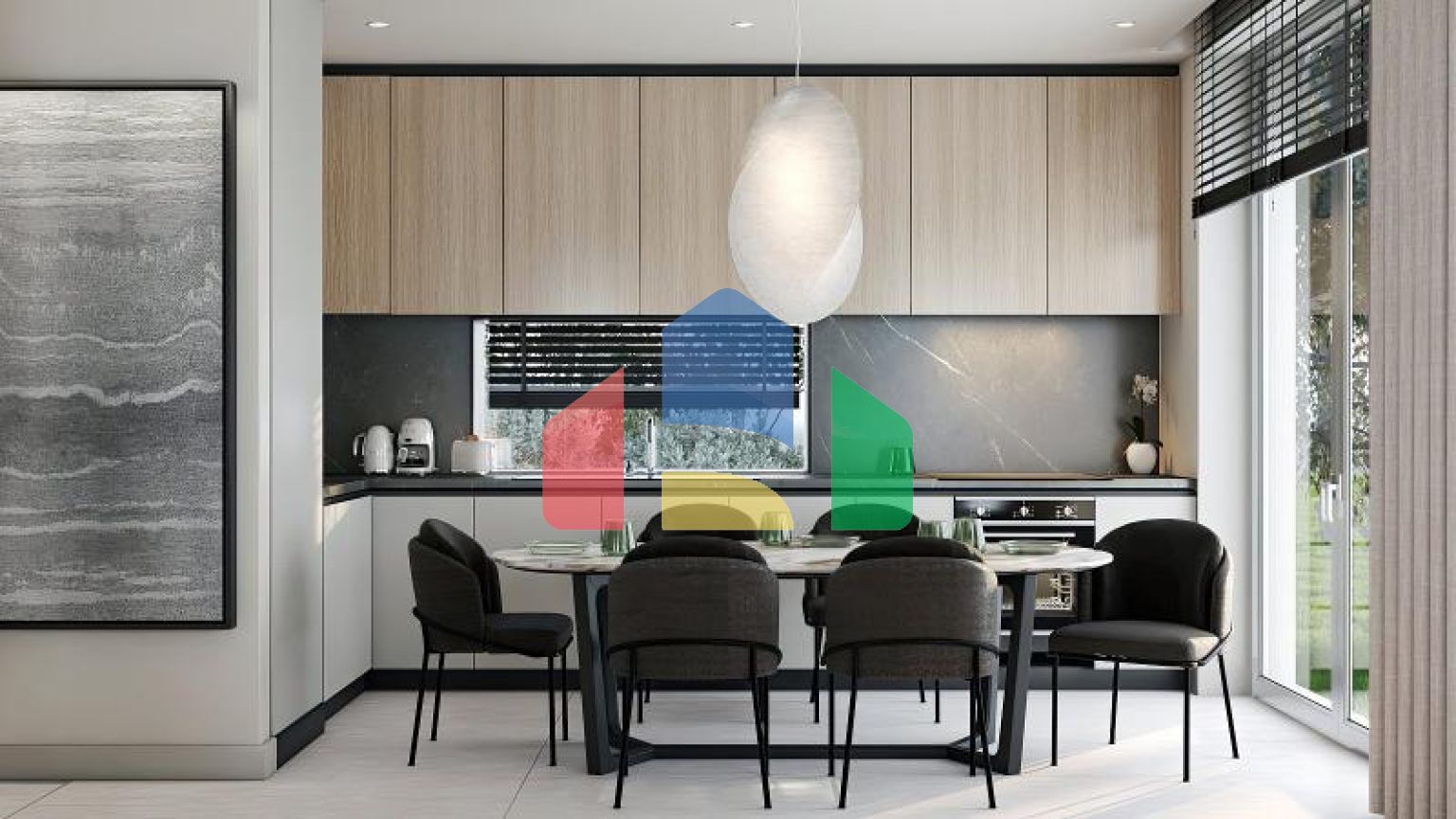 Вилла 4+1 с видом на море в Бодрум