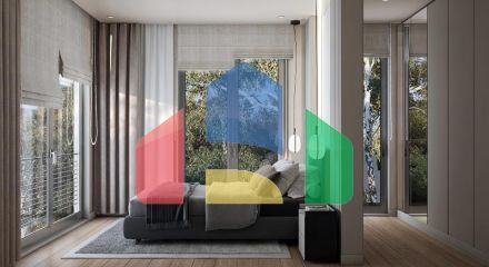 Вилла 4+1 с видом на море в Бодрум