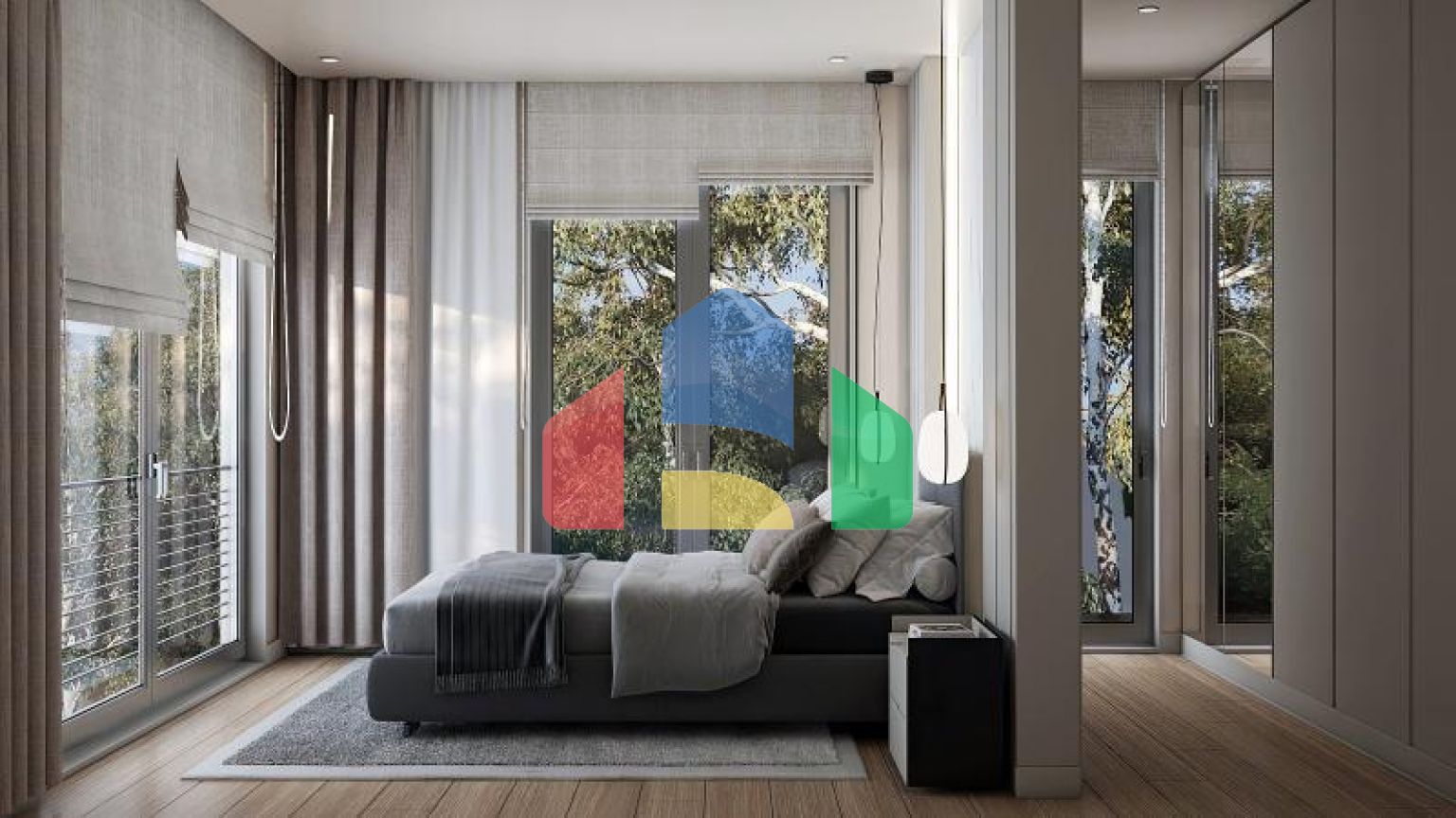 Вилла 4+1 с видом на море в Бодрум