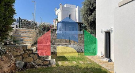 Вилла 3+1 с видом на море в Бодрум