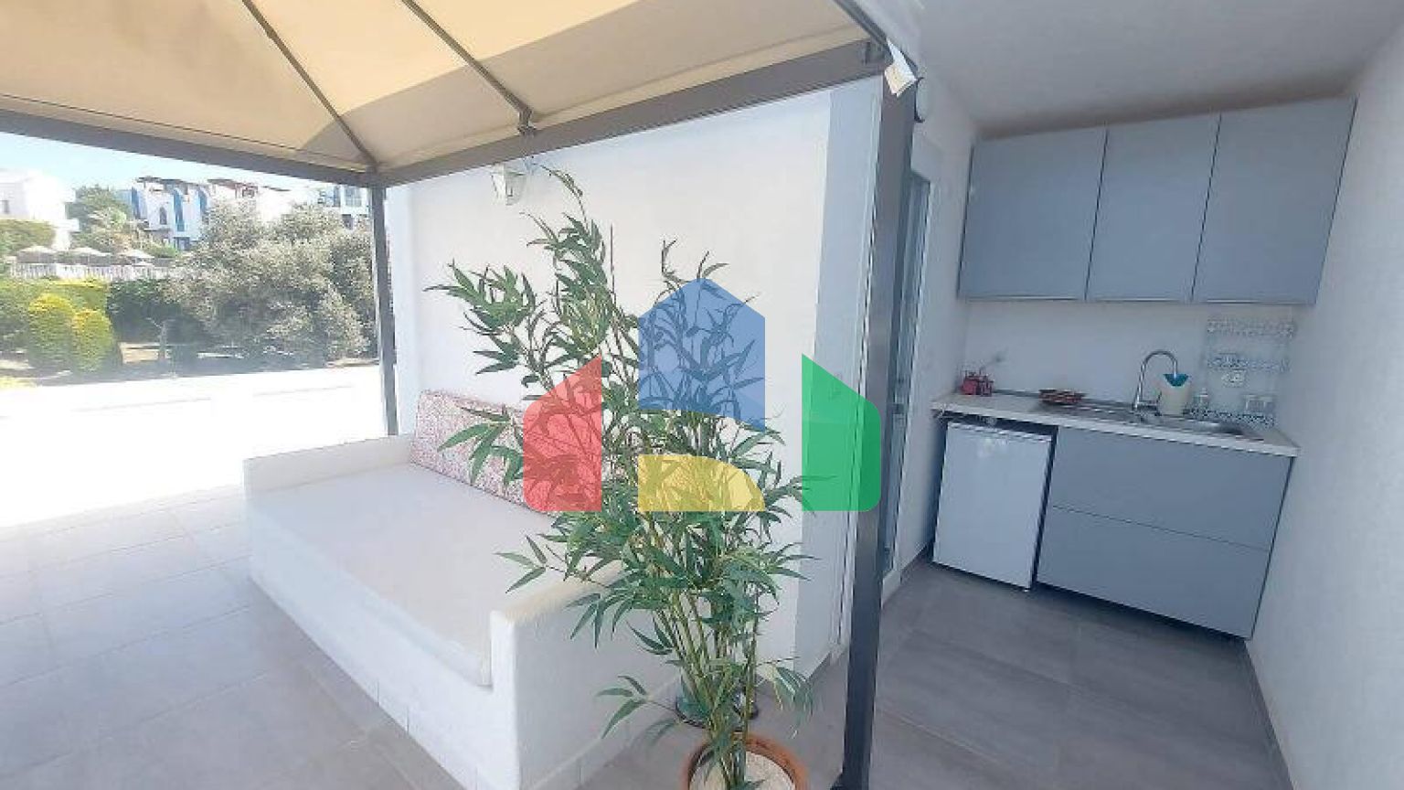 Вилла 3+1 с видом на море в Бодрум