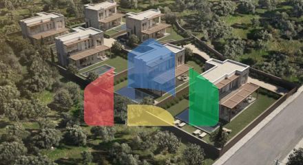 Вилла 3+1 с видом на море в Бодрум