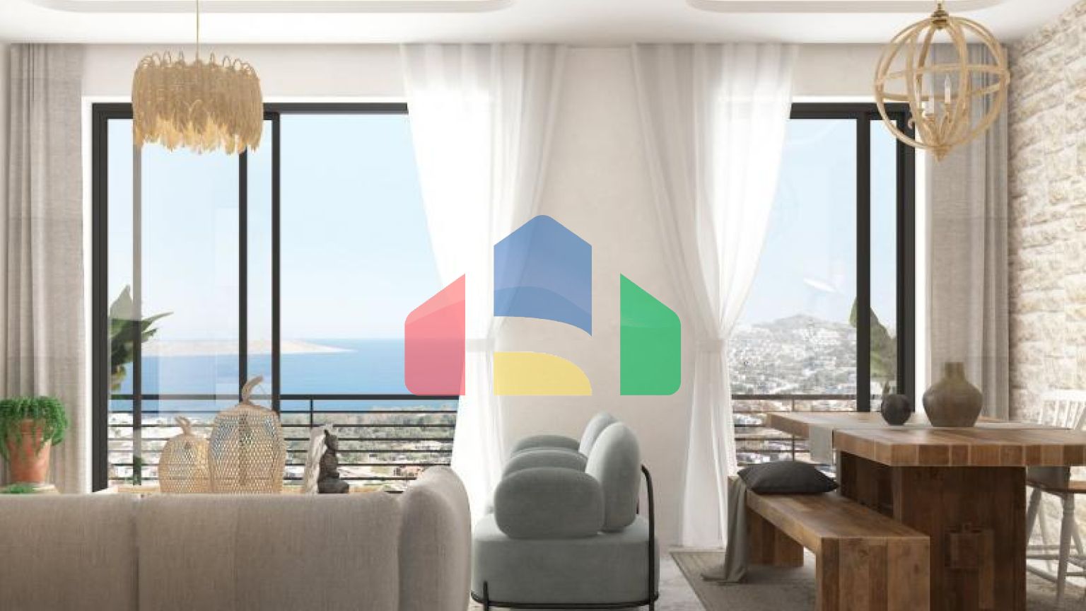 Квартира 2 + 1 в Бодрум