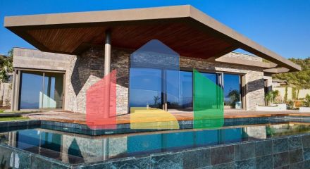 Вилла 5+2 с видом на море в Бодрум