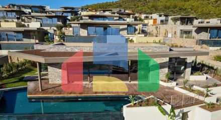 Вилла 5+2 с видом на море в Бодрум