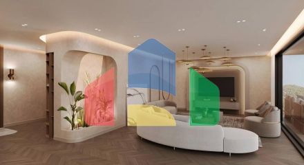 Вилла 5+2 с видом на море в Бодрум