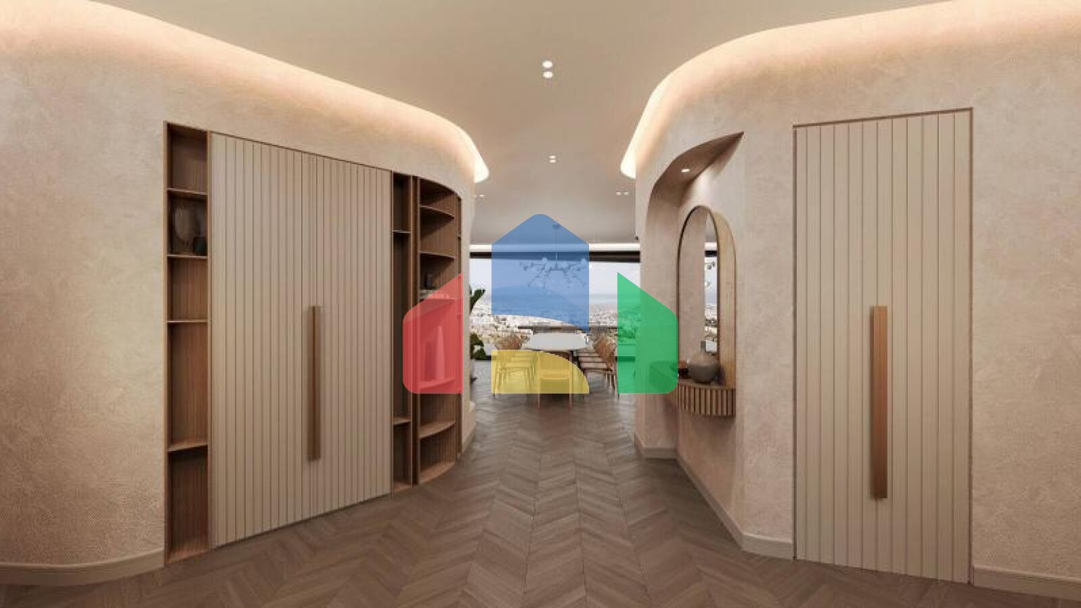 Вилла 5+2 с видом на море в Бодрум