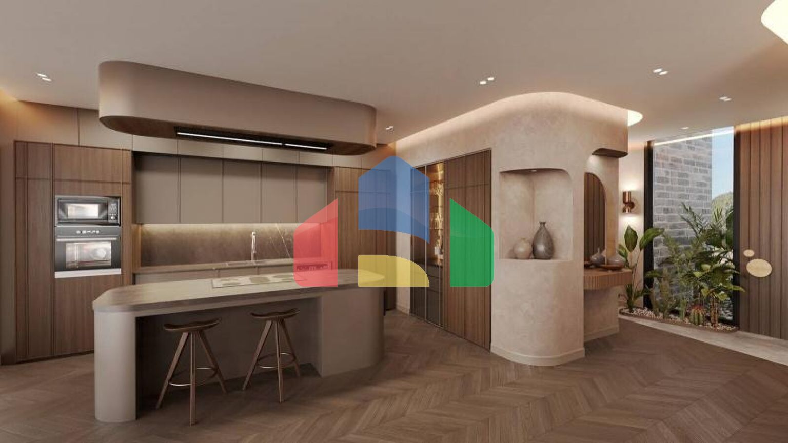 Вилла 5+2 с видом на море в Бодрум