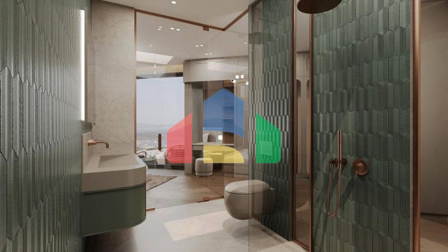 Вилла 5+2 с видом на море в Бодрум