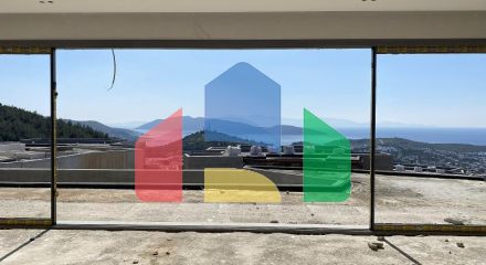 Вилла 5+2 с видом на море в Бодрум