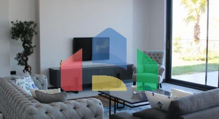 Вилла 5+1 с видом на море в Бодрум