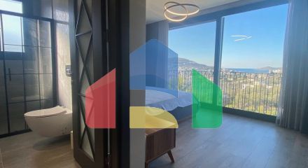 Вилла 5+1 с видом на море в Бодрум