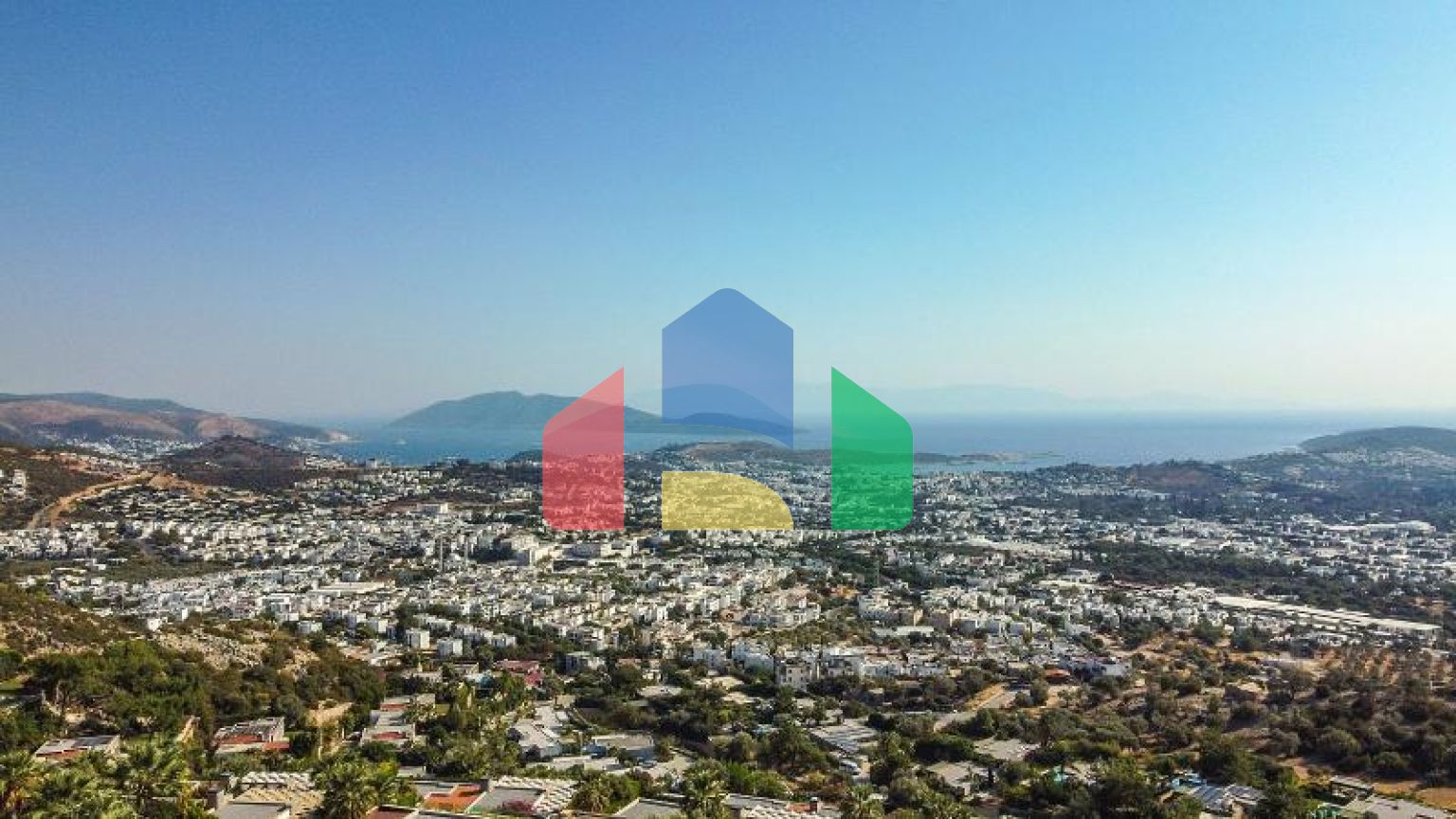 Вилла 7+2 с видом на море в Бодрум