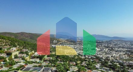 Вилла 7+2 с видом на море в Бодрум