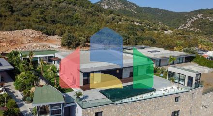 Вилла 7+2 с видом на море в Бодрум