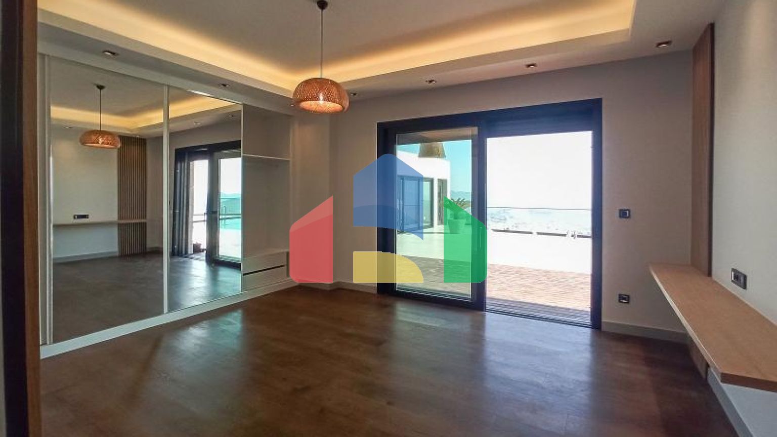 Вилла 7+2 с видом на море в Бодрум