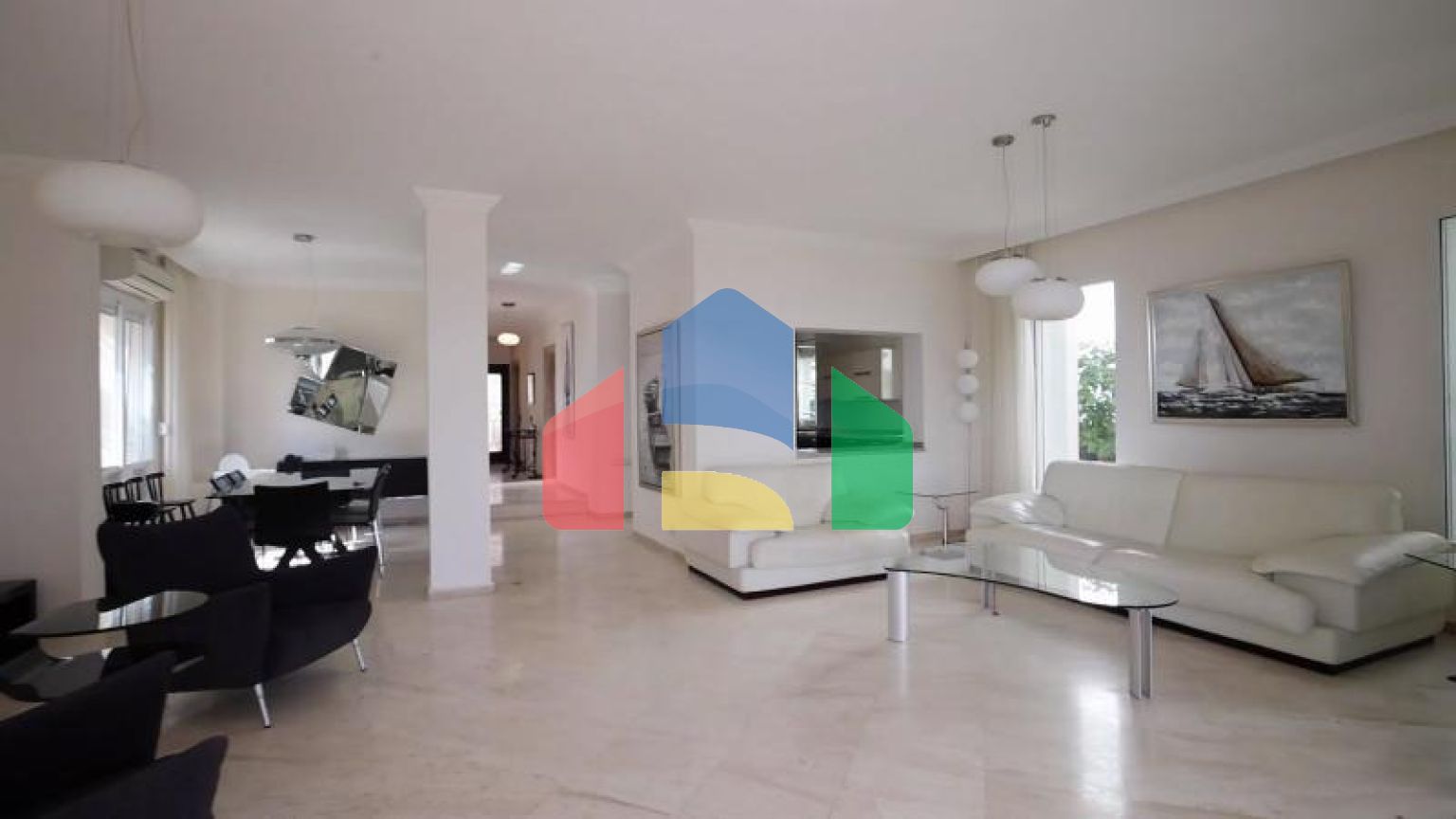 Вилла 7+1 с видом на море в Бодрум