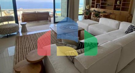 Вилла 5+1 с видом на море в Бодрум