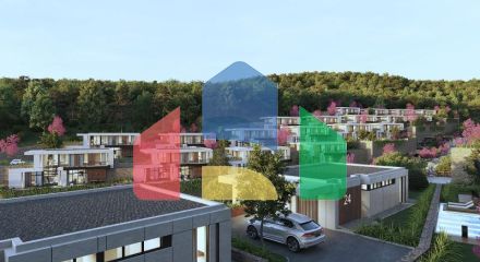 Вилла 4+1 с видом на море в Бодрум