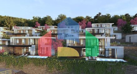 Вилла 4+1 с видом на море в Бодрум