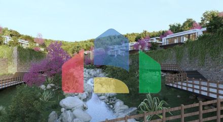 Вилла 4+1 с видом на море в Бодрум