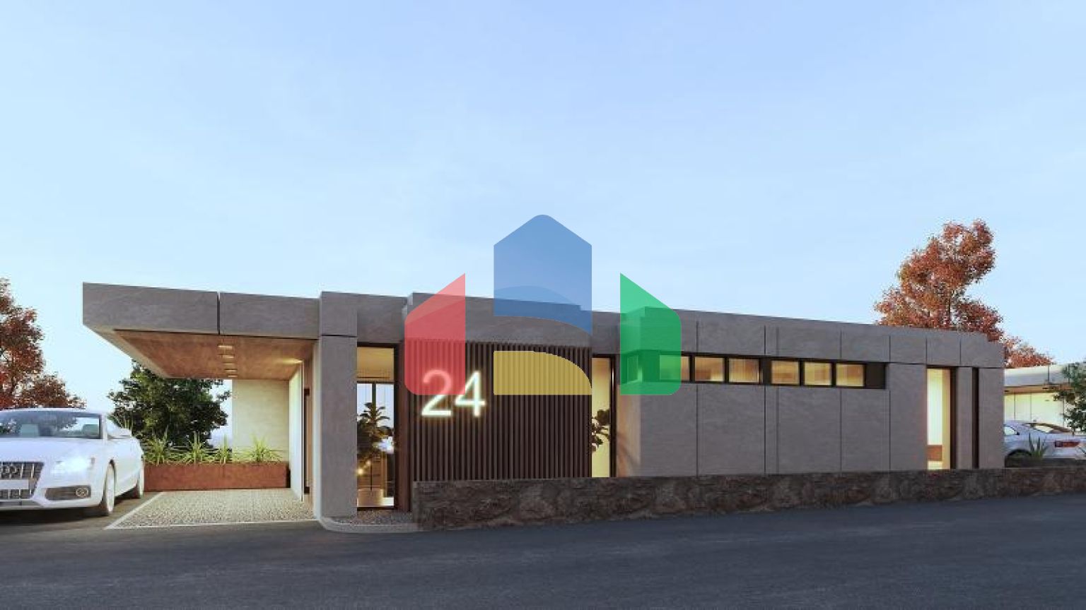 Вилла 4+1 с видом на море в Бодрум