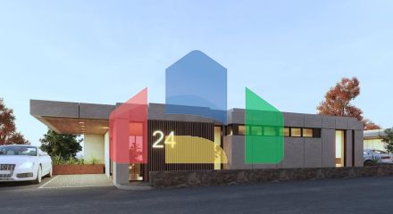 Вилла 4+1 с видом на море в Бодрум