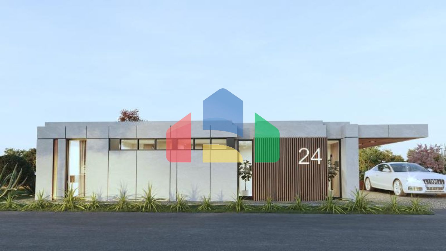 Вилла 4+1 с видом на море в Бодрум