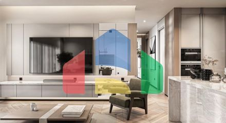 Вилла 4+1 с видом на море в Бодрум