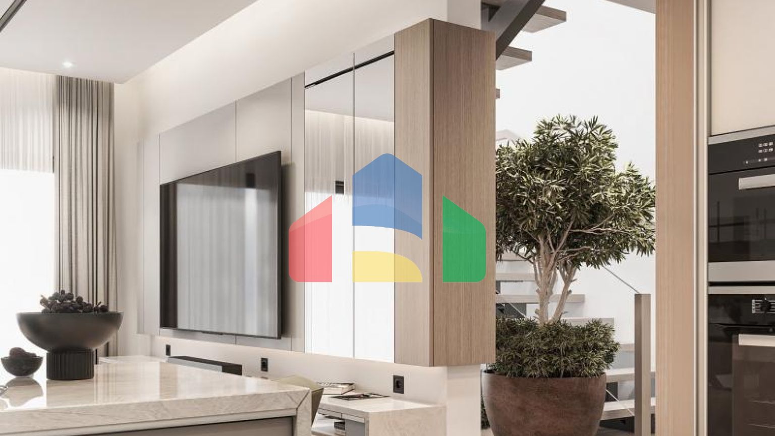 Вилла 4+1 с видом на море в Бодрум