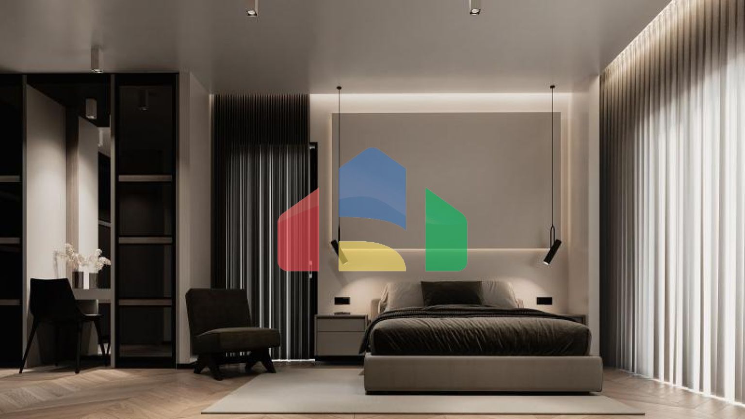 Вилла 4+1 с видом на море в Бодрум