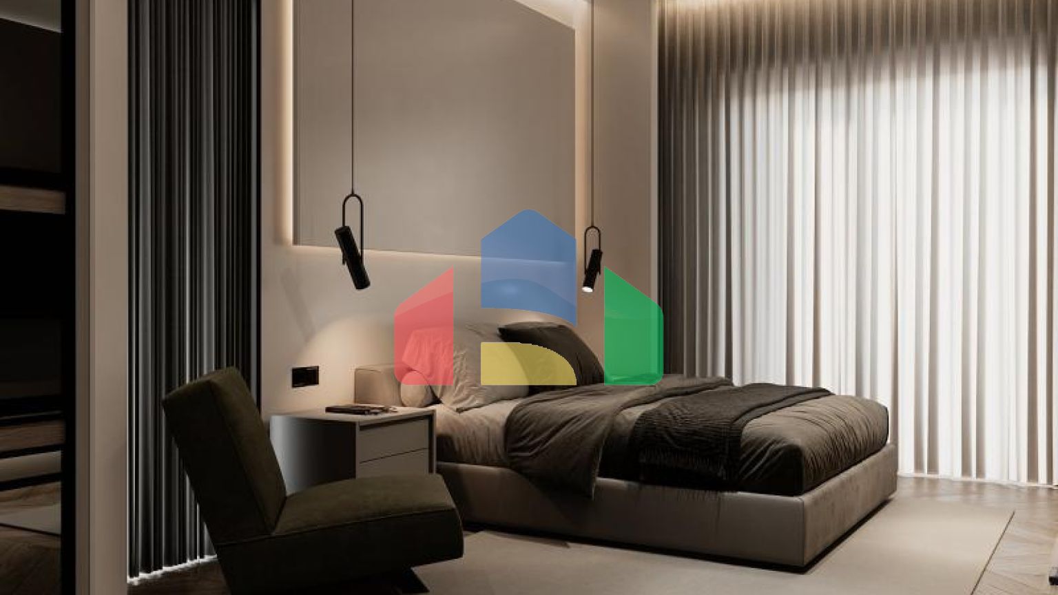 Вилла 4+1 с видом на море в Бодрум