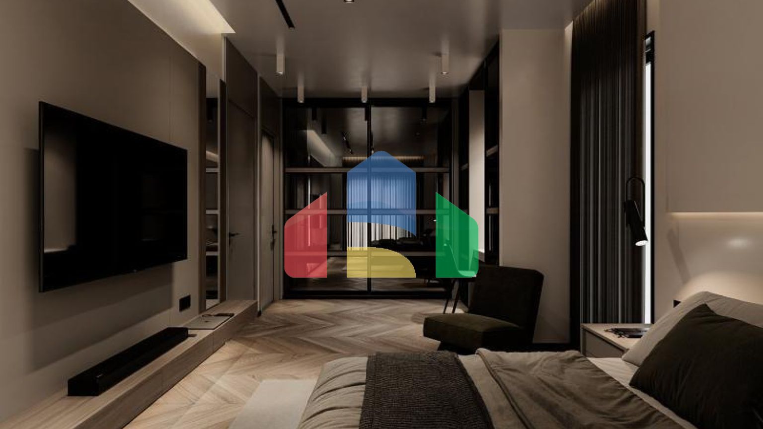 Вилла 4+1 с видом на море в Бодрум