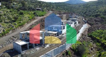 Вилла 4+1 с видом на море в Бодрум