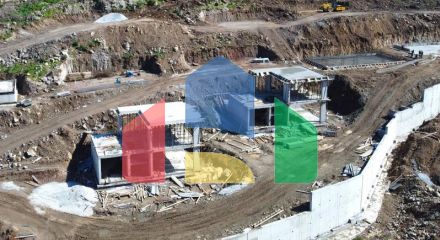 Вилла 4+1 с видом на море в Бодрум