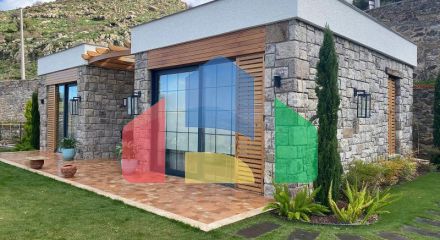 Вилла 4+3 с видом на море в Бодрум