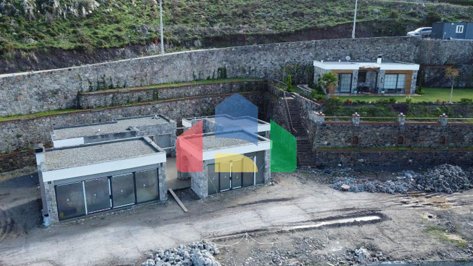 Вилла 4+3 с видом на море в Бодрум