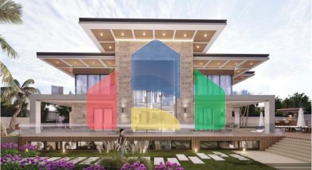 Вилла 4+1 с видом на море в Бодрум