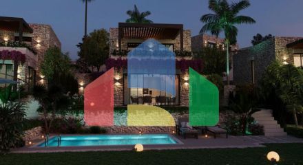 Вилла 3+1 с видом на море в Бодрум