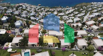 Вилла 3+1 с видом на море в Бодрум