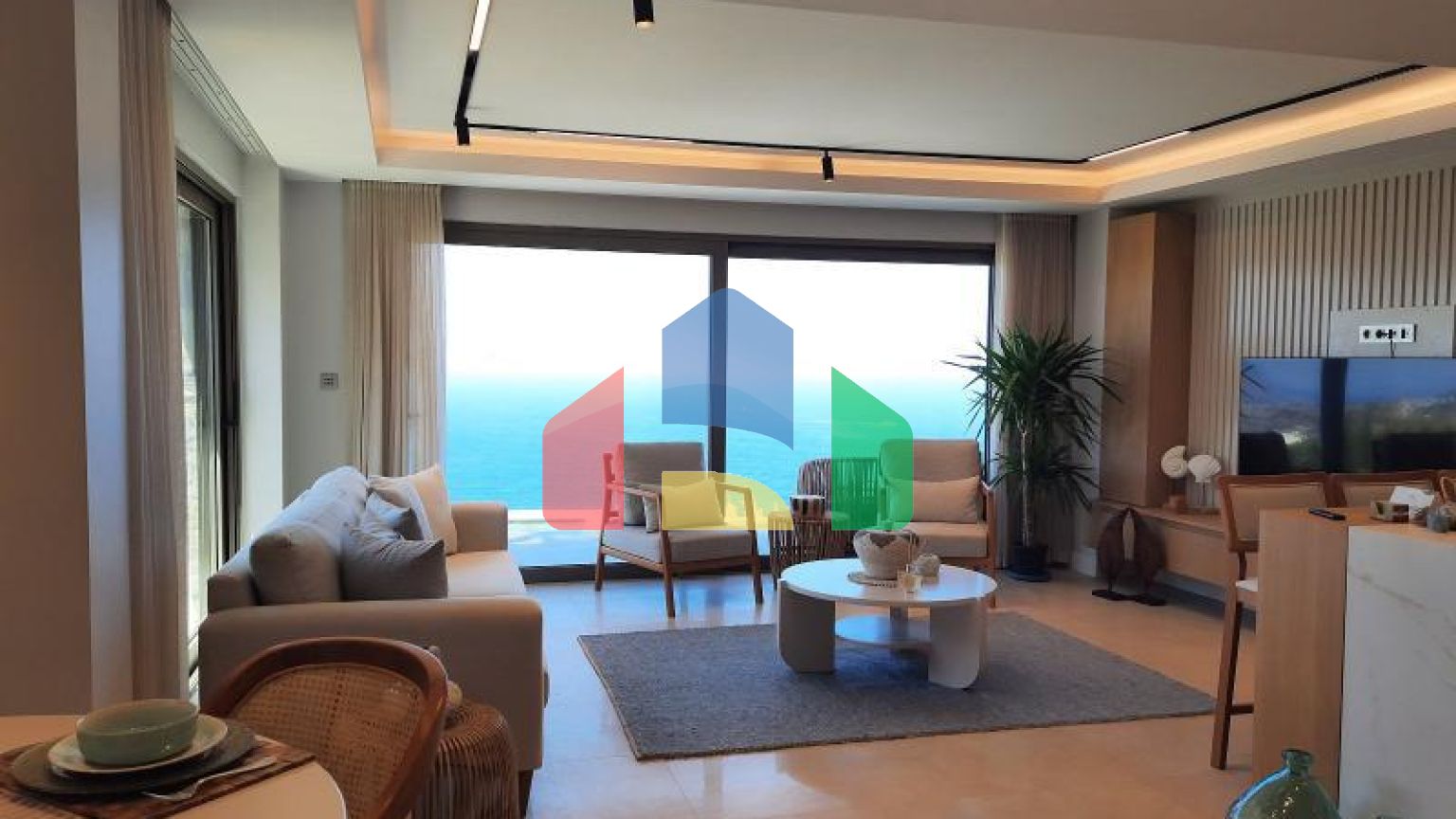 Вилла 3+1 с видом на море в Бодрум