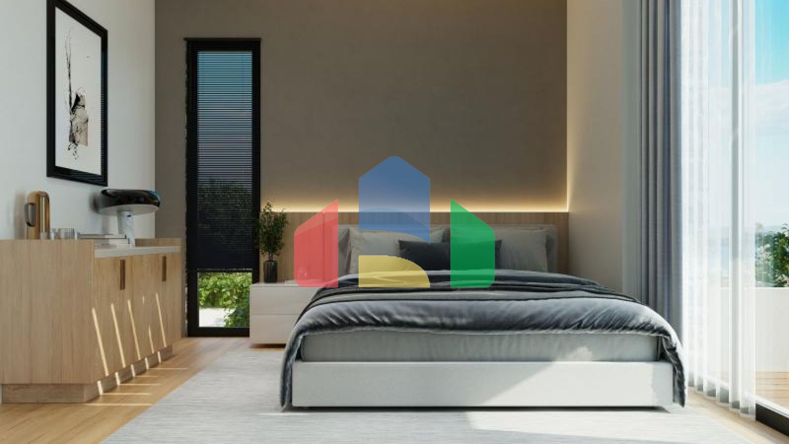 Вилла 3+1 с видом на море в Бодрум