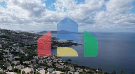 Вилла 3+1 с видом на море в Бодрум