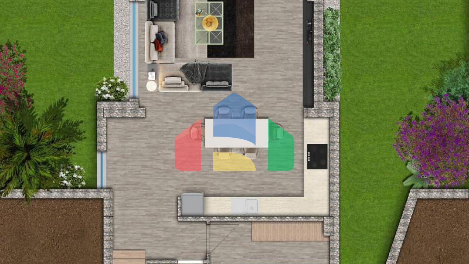 Вилла 3+1 с видом на море в Бодрум