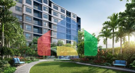 Studio in the residential complex Dcondo Reef, Phuket (Kathu district)
