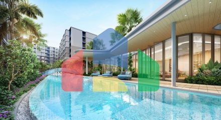 Studio in the residential complex Dcondo Reef, Phuket (Kathu district)