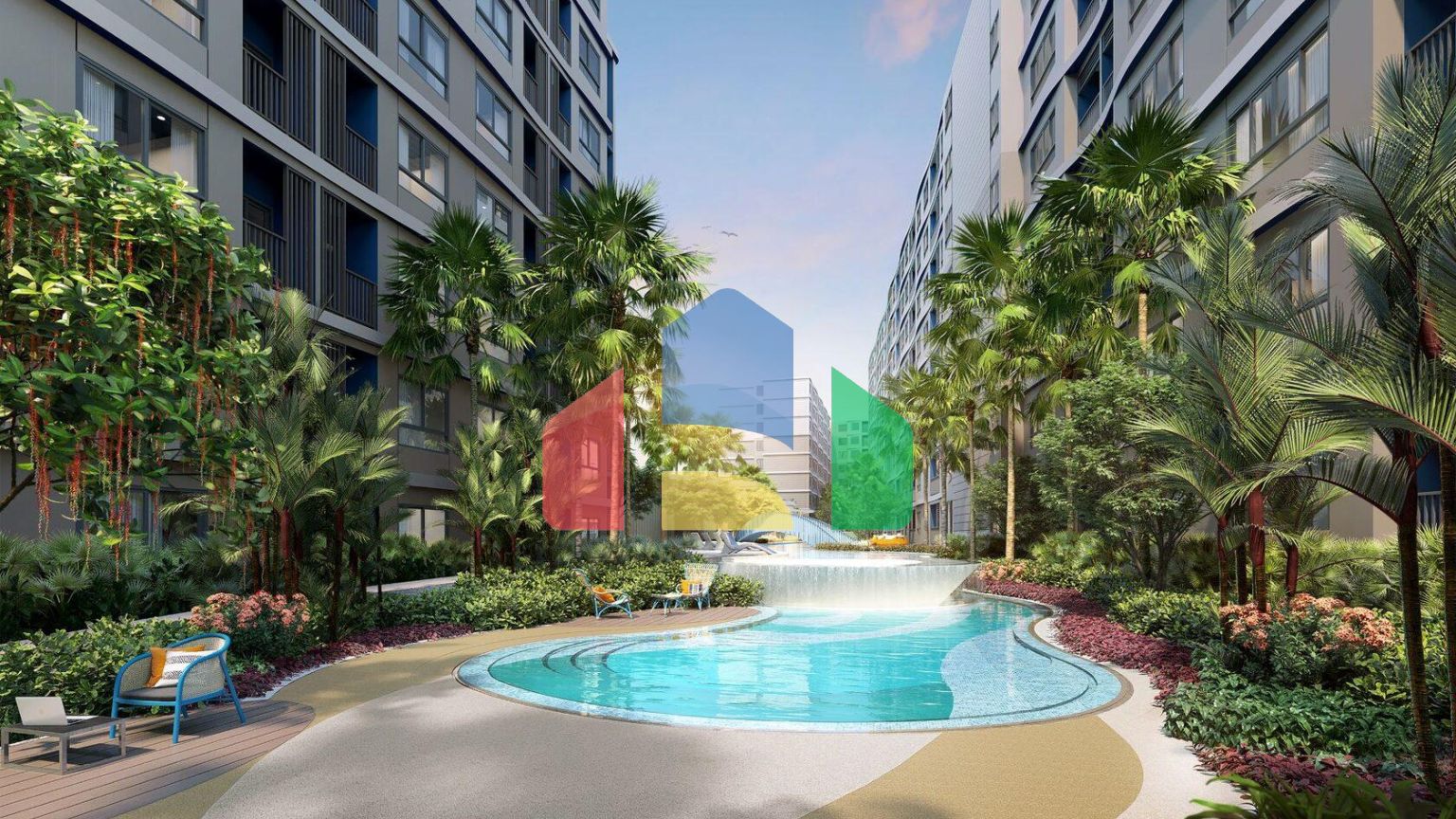 Студия в жилом комплексе Dcondo Reef, Пхукет (район Кату)